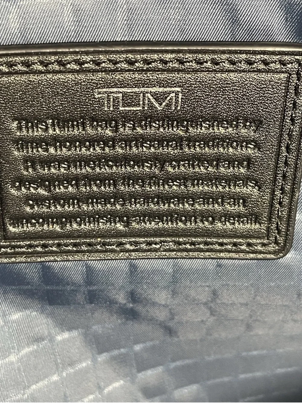 TUMI Arrivé Narita Slim Briefcase Black Ballistic Nylon Leather Laptop Bag